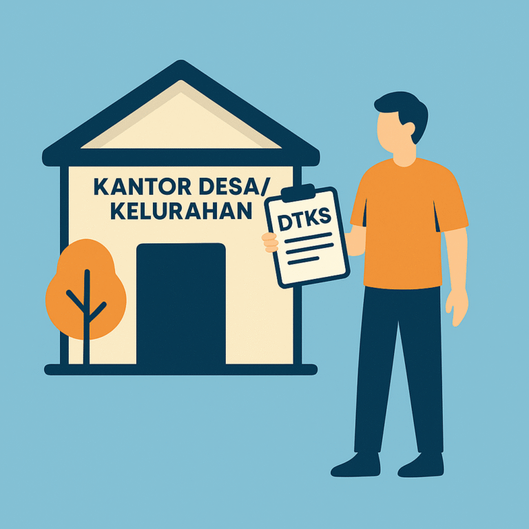 Cara Daftar DTKS Secara Offline (Datang ke Kantor Desa/Kelurahan)
